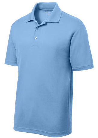 Men's Performance Mesh Polo Moisture Wicking Golf Shirt