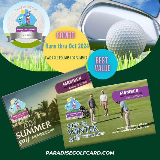 Paradise Winter 23-24 With Summer 2024 Annual Combo Card ($209+Tax,S&H)